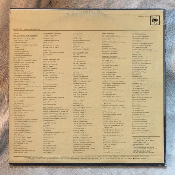 Simon And Garfunkel - “Bookends” Vinyl LP - Picture 2 of 5